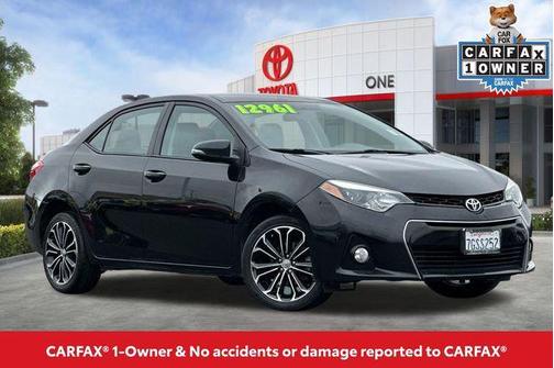 Black Sand Mica 2015 Toyota Corolla S Plus