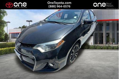 Black Sand Mica 2015 Toyota Corolla S Plus