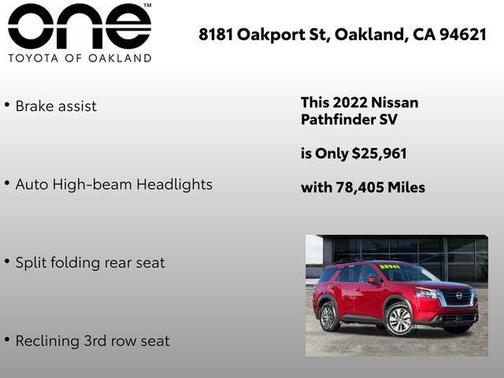 2022 Nissan Pathfinder SV 4WD