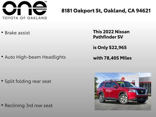 2022 Nissan Pathfinder SV 4WD