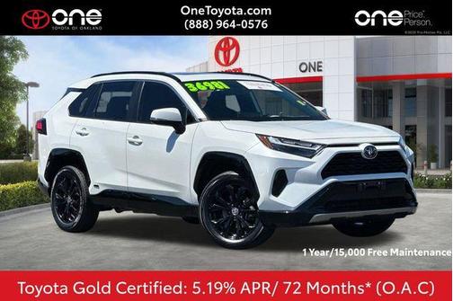 Wind Chill Pearl 2023 Toyota RAV4 Hybrid SE