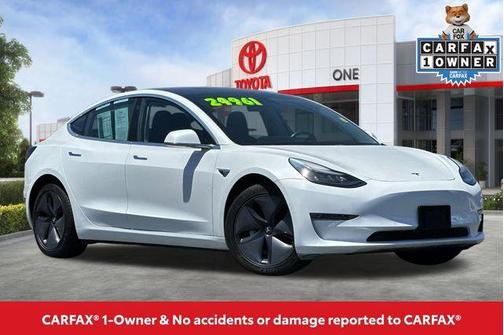 Pearl White Multi-Coat 2019 Tesla Model 3 Standard Range Plus