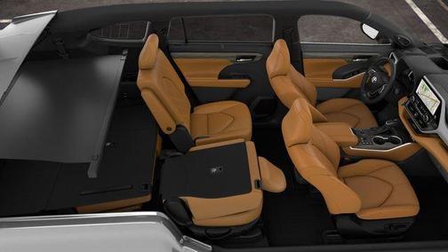 Midnight Black Metallic 2026 Toyota Highlander Hybrid Platinum