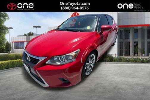 Red 2015 Lexus CT 200h 200h
