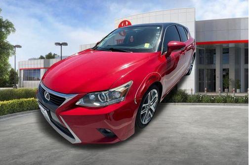 Red 2015 Lexus CT 200h 200h