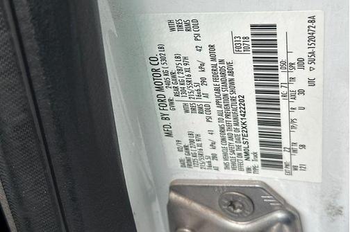 Frozen White 2019 Ford Transit Connect XL