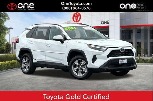 Ice Cap 2023 Toyota RAV4 Hybrid LE