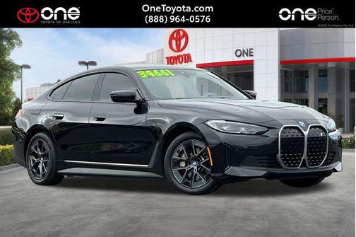 Black Sapphire Metallic 2023 BMW i4 Gran Coupe eDrive35