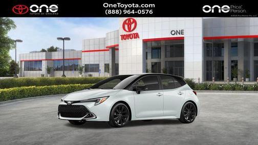 Wind Chill Pearl/Midnight Black Metallic 2026 Toyota Corolla XSE