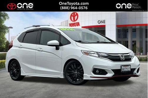 Platinum White Pearl 2020 Honda Fit Sport