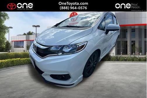Platinum White Pearl 2020 Honda Fit Sport