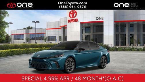 Ocean Gem/Midnight Black Metallic 2026 Toyota Camry XSE