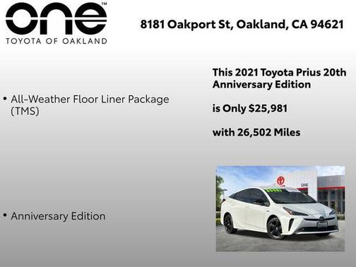 2021 Toyota Prius 20th Anniversary Edition