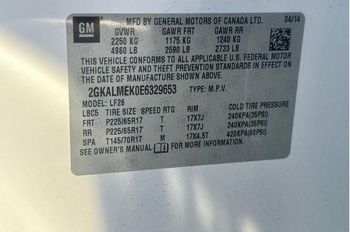 2014 GMC Terrain SLE-1