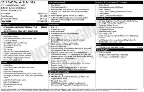 2014 GMC Terrain SLE-1