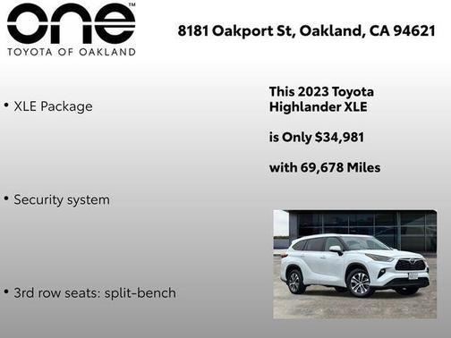 2023 Toyota Highlander XLE