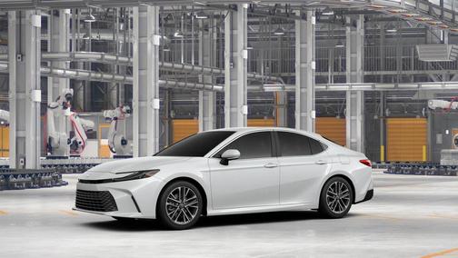 White 2026 Toyota Camry XLE