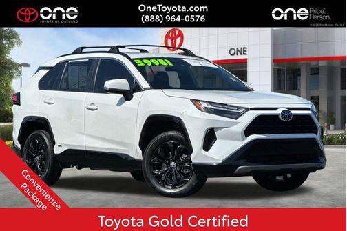 Wind Chill Pearl 2024 Toyota RAV4 Hybrid SE