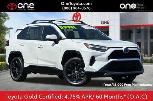 Wind Chill Pearl 2024 Toyota RAV4 Hybrid SE