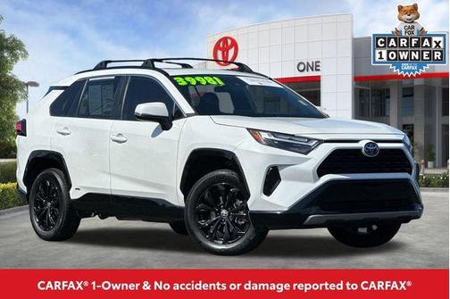 Wind Chill Pearl 2024 Toyota RAV4 Hybrid SE