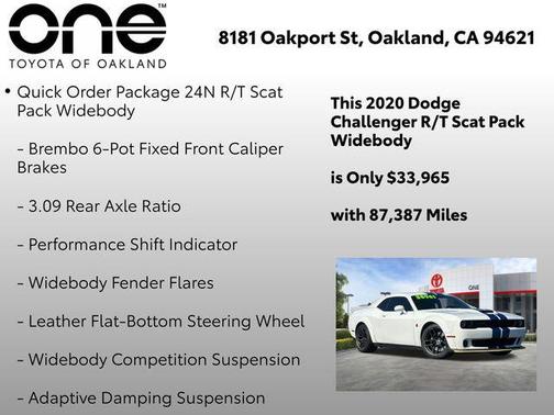 2020 Dodge Challenger R/T Scat Pack Widebody