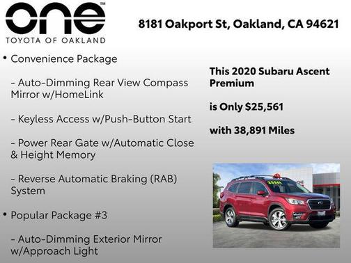 2020 Subaru Ascent Premium 7-Passenger