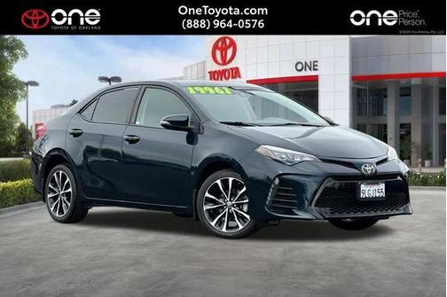 Galactic Aqua Mica 2017 Toyota Corolla XSE