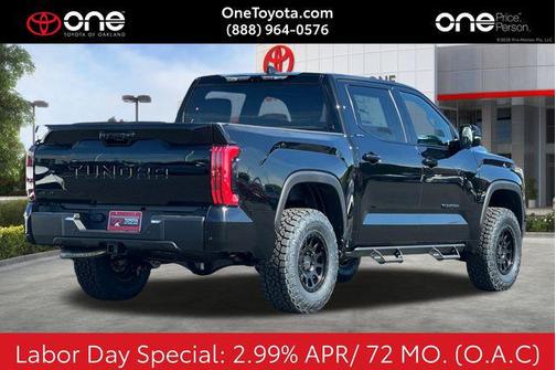 Midnight Black Metallic 2026 Toyota Tundra Limited