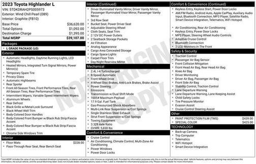 2023 Toyota Highlander L