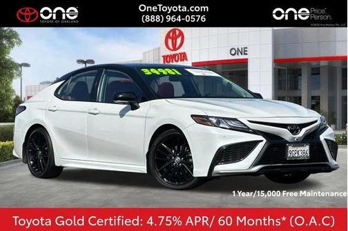 Midnight Black Metallic 2023 Toyota Camry XSE
