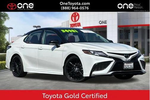 Midnight Black Metallic 2023 Toyota Camry XSE