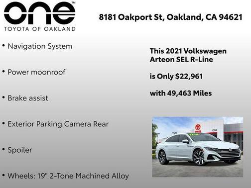 2021 Volkswagen Arteon 2.0T SEL R-Line 4MOTION