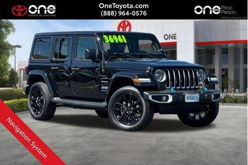 Black Clearcoat 2023 Jeep Wrangler 4xe Sahara