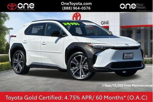 Wind Chill Pearl 2023 Toyota bZ4X Limited