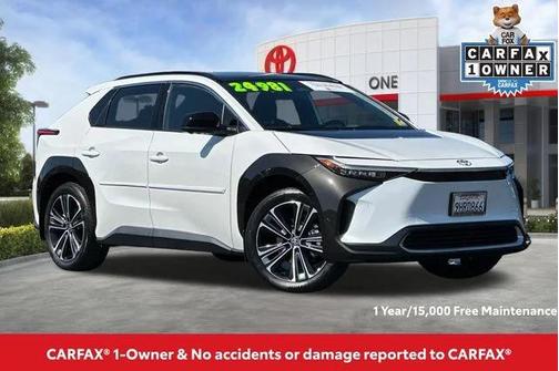 Wind Chill Pearl 2023 Toyota bZ4X Limited