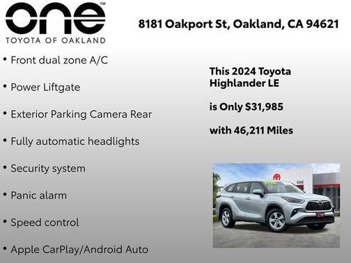 2024 Toyota Highlander LE
