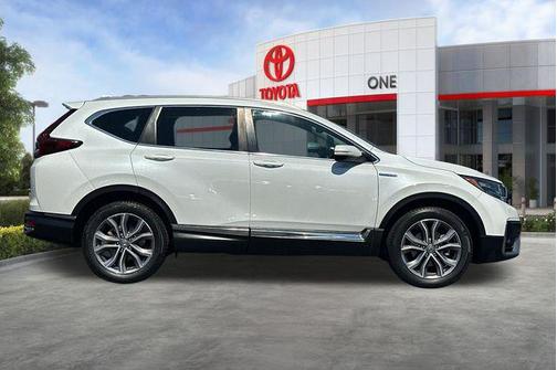 Platinum White Pearl 2020 Honda CR-V Hybrid Touring