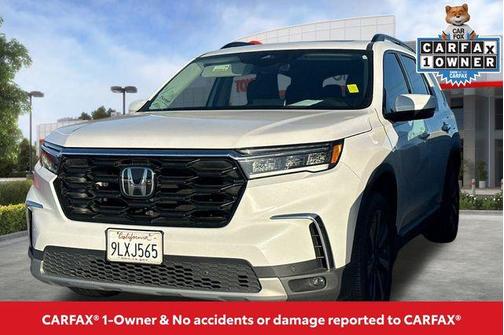 Platinum White Pearl 2025 Honda Pilot Touring 8-Passenger