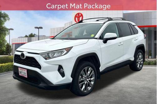 Super White 2019 Toyota RAV4 XLE Premium