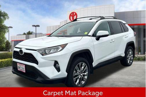 Super White 2019 Toyota RAV4 XLE Premium