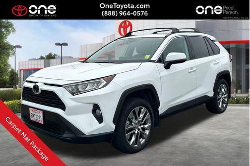 Super White 2019 Toyota RAV4 XLE Premium