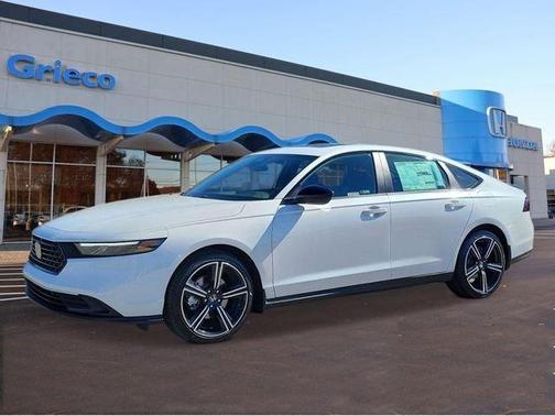 White 2026 Honda Accord Hybrid Sport