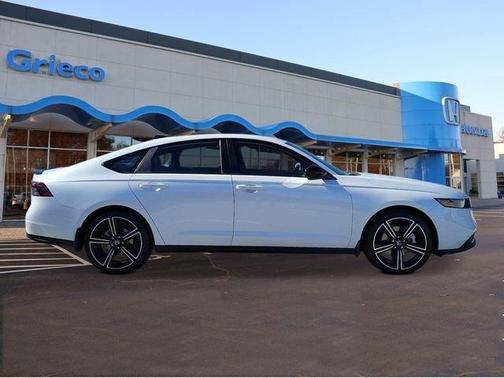 White 2026 Honda Accord Hybrid Sport
