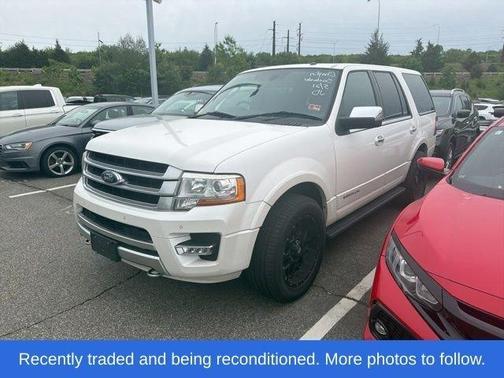 White Platinum Clearcoat Metallic 2015 Ford Expedition Platinum