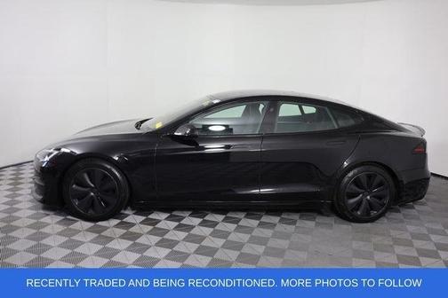 Black 2022 Tesla Model S Plaid