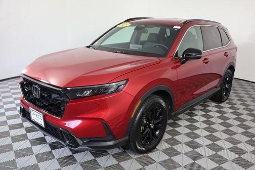Red 2025 Honda CR-V Hybrid Sport