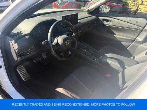 White 2023 Honda Accord Hybrid Sport