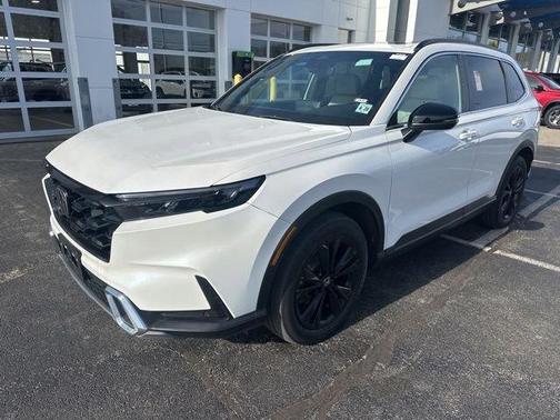 Platinum White Pearl 2023 Honda CR-V Hybrid Sport Touring