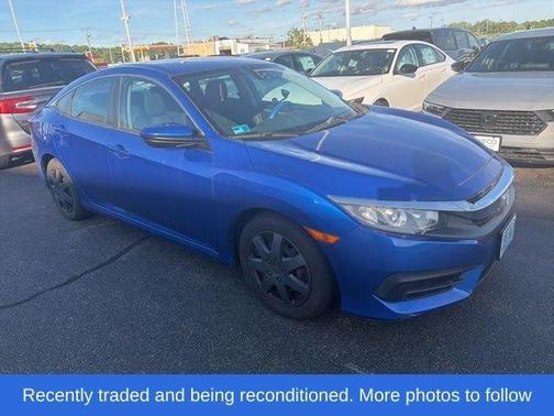 Blue 2017 Honda Civic LX