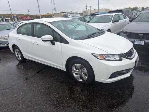 Taffeta White 2015 Honda Civic LX